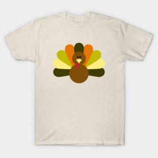 Thanksgiving Turkey with seasonal colors T-Shirt